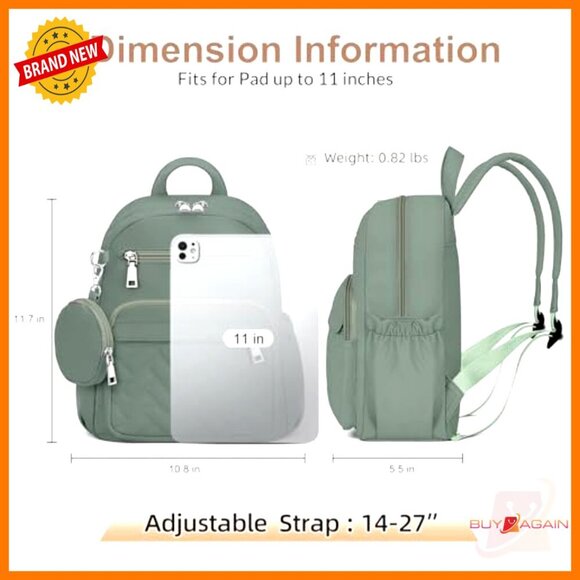Mini Anti-Theft Waterproof Backpack with Coin Purse Lightweight Travel main image 2